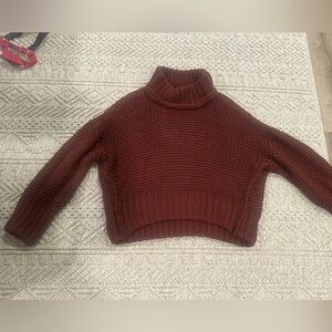 Free People brown chunky sweater